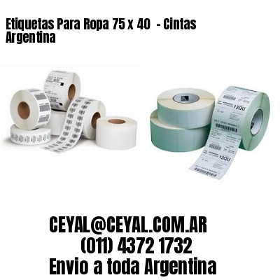 Etiquetas Para Ropa 75 x 40  – Cintas Argentina