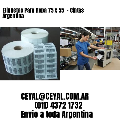 Etiquetas Para Ropa 75 x 55  – Cintas Argentina