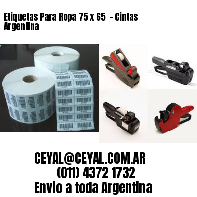 Etiquetas Para Ropa 75 x 65  – Cintas Argentina