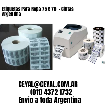 Etiquetas Para Ropa 75 x 70  – Cintas Argentina