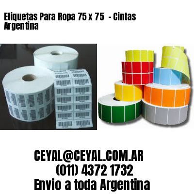 Etiquetas Para Ropa 75 x 75  – Cintas Argentina