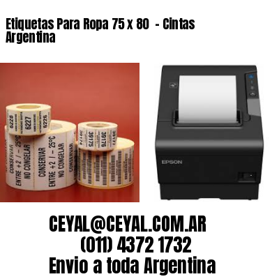 Etiquetas Para Ropa 75 x 80  – Cintas Argentina