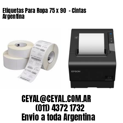 Etiquetas Para Ropa 75 x 90  – Cintas Argentina