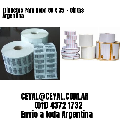 Etiquetas Para Ropa 80 x 35  – Cintas Argentina