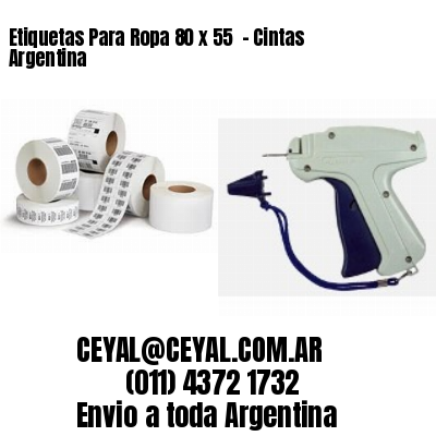 Etiquetas Para Ropa 80 x 55  – Cintas Argentina