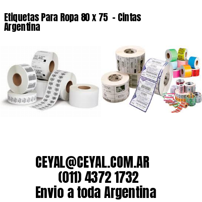 Etiquetas Para Ropa 80 x 75  – Cintas Argentina