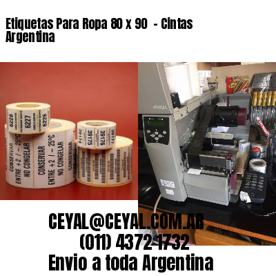 Etiquetas Para Ropa 80 x 90  – Cintas Argentina