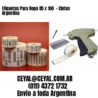 Etiquetas Para Ropa 85 x 100  – Cintas Argentina