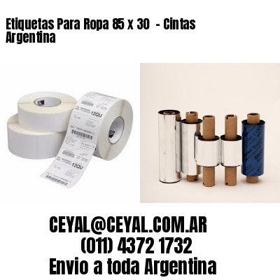 Etiquetas Para Ropa 85 x 30  – Cintas Argentina