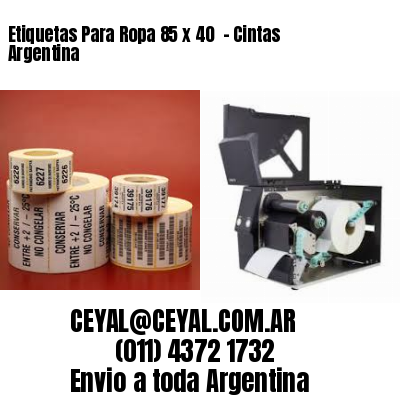 Etiquetas Para Ropa 85 x 40  – Cintas Argentina