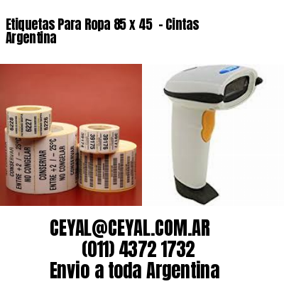 Etiquetas Para Ropa 85 x 45  – Cintas Argentina