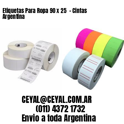 Etiquetas Para Ropa 90 x 25  – Cintas Argentina