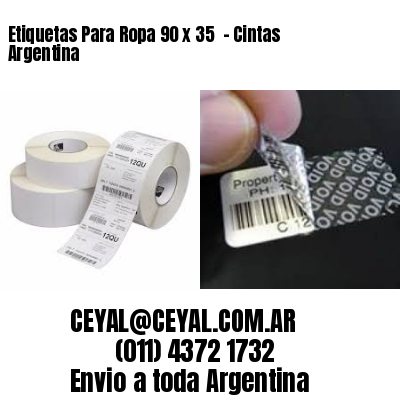 Etiquetas Para Ropa 90 x 35  – Cintas Argentina