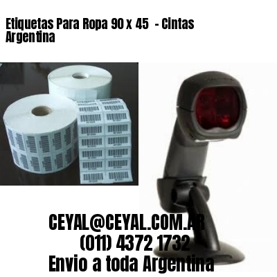 Etiquetas Para Ropa 90 x 45  – Cintas Argentina