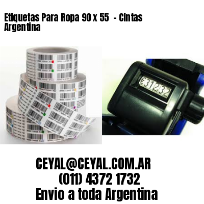 Etiquetas Para Ropa 90 x 55  – Cintas Argentina
