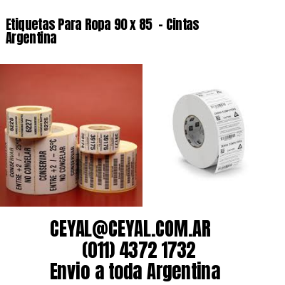 Etiquetas Para Ropa 90 x 85  – Cintas Argentina