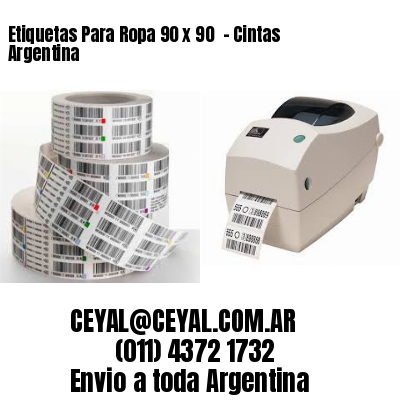 Etiquetas Para Ropa 90 x 90  – Cintas Argentina