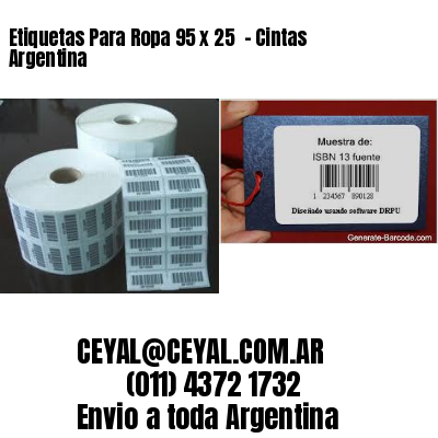 Etiquetas Para Ropa 95 x 25  – Cintas Argentina