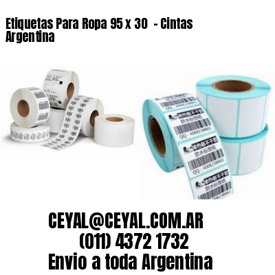 Etiquetas Para Ropa 95 x 30  – Cintas Argentina
