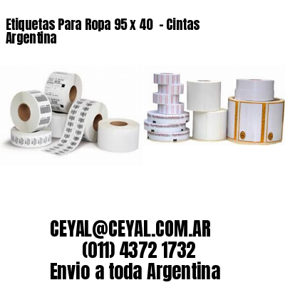 Etiquetas Para Ropa 95 x 40  – Cintas Argentina