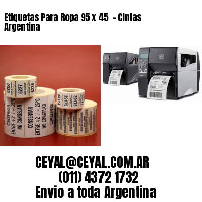 Etiquetas Para Ropa 95 x 45  – Cintas Argentina