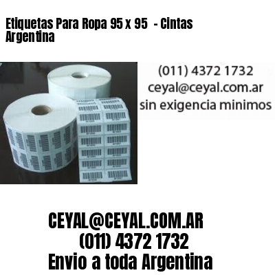 Etiquetas Para Ropa 95 x 95  – Cintas Argentina