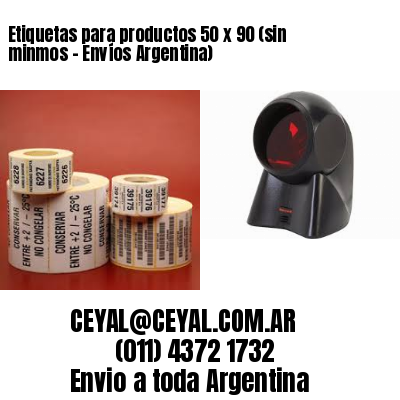 Etiquetas para productos 50 x 90 (sin minmos – Envíos Argentina)