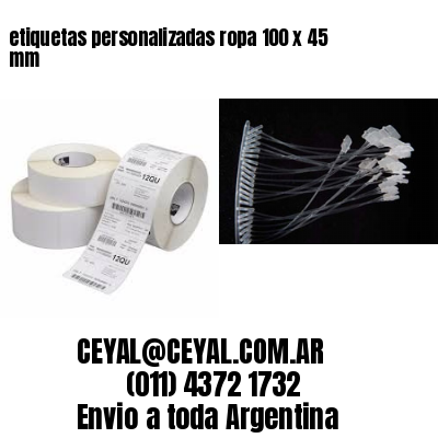 etiquetas personalizadas ropa 100 x 45 mm