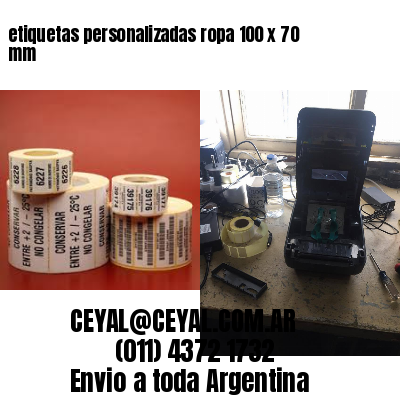 etiquetas personalizadas ropa 100 x 70 mm