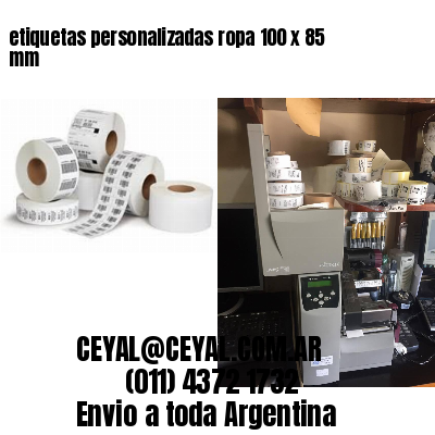 etiquetas personalizadas ropa 100 x 85 mm