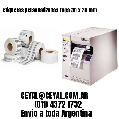 etiquetas personalizadas ropa 30 x 30 mm