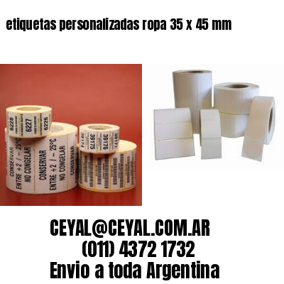 etiquetas personalizadas ropa 35 x 45 mm