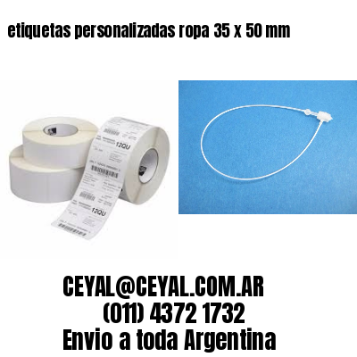 etiquetas personalizadas ropa 35 x 50 mm