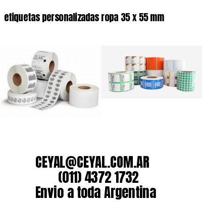 etiquetas personalizadas ropa 35 x 55 mm