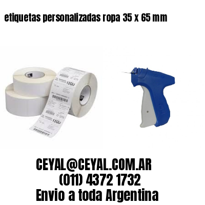 etiquetas personalizadas ropa 35 x 65 mm