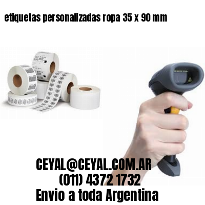 etiquetas personalizadas ropa 35 x 90 mm