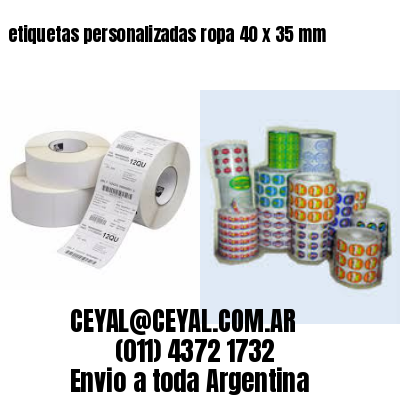 etiquetas personalizadas ropa 40 x 35 mm