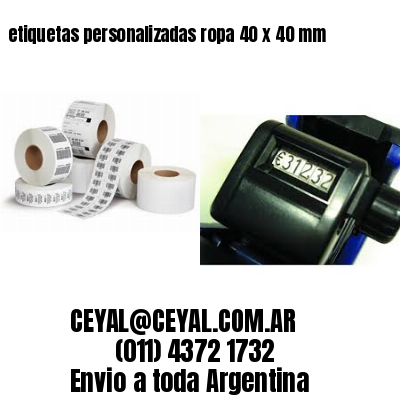etiquetas personalizadas ropa 40 x 40 mm