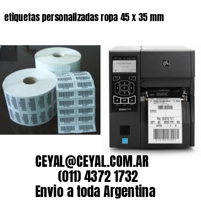 etiquetas personalizadas ropa 45 x 35 mm