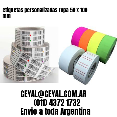 etiquetas personalizadas ropa 50 x 100 mm
