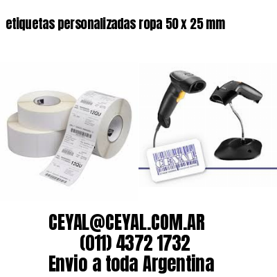 etiquetas personalizadas ropa 50 x 25 mm