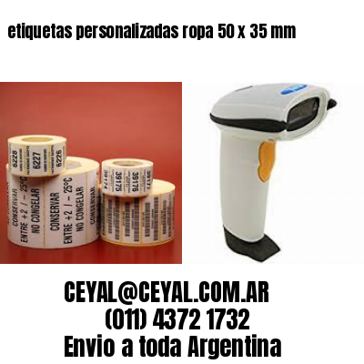 etiquetas personalizadas ropa 50 x 35 mm