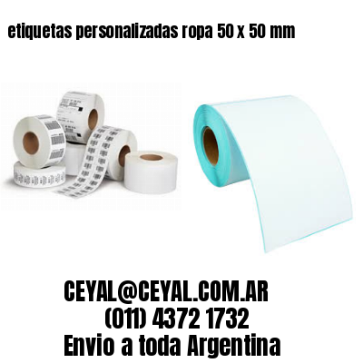 etiquetas personalizadas ropa 50 x 50 mm