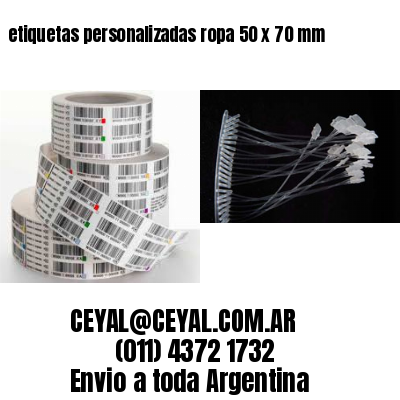 etiquetas personalizadas ropa 50 x 70 mm