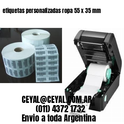 etiquetas personalizadas ropa 55 x 35 mm