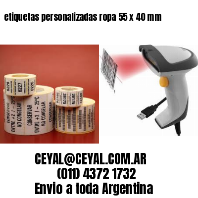 etiquetas personalizadas ropa 55 x 40 mm