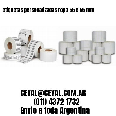 etiquetas personalizadas ropa 55 x 55 mm