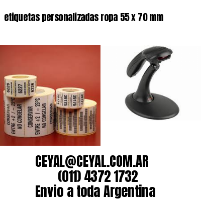etiquetas personalizadas ropa 55 x 70 mm