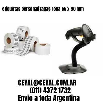 etiquetas personalizadas ropa 55 x 90 mm