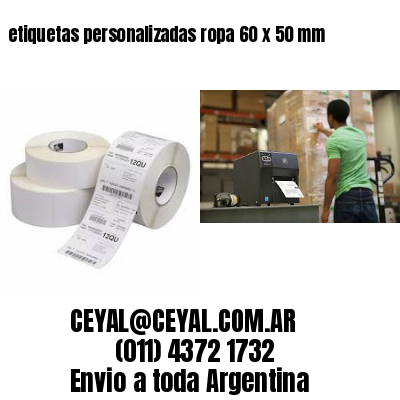 etiquetas personalizadas ropa 60 x 50 mm